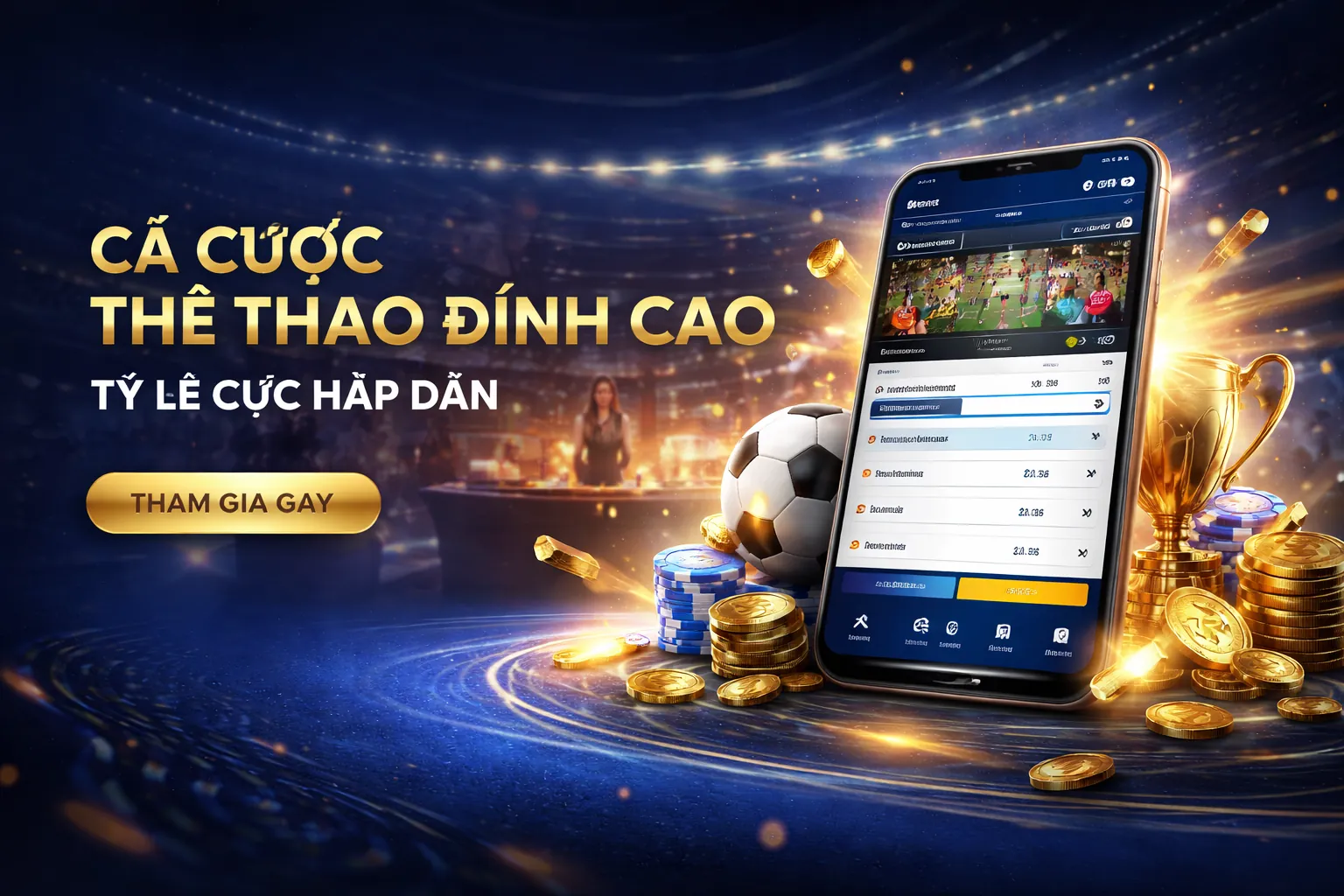 Nền tảng cá cược thể thao GA65 uy tín hàng đầu Việt Nam 2026